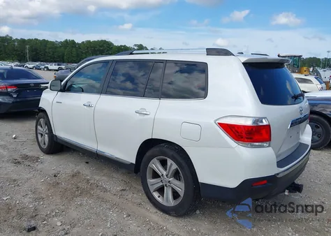 2013 Toyota Highlander Limited V6 из США, поврежденный, VIN 5TDYK3EH0DS095515